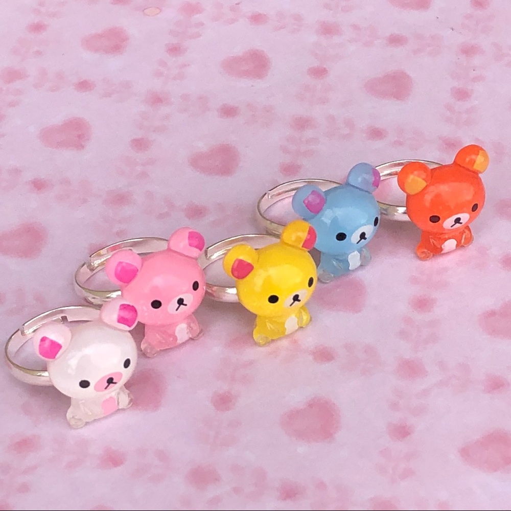 rilakkuma ring set